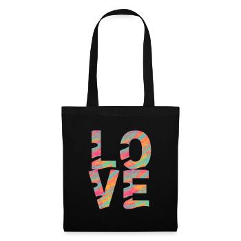 LOVE - Tote Bag - black - Front