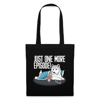 Dog Paws Husky Popcorn Series Collection Just One - Stoffbeutel - Schwarz - Vorne