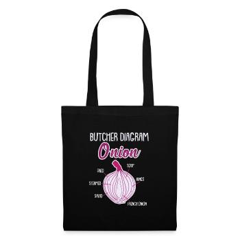 Onion Anatomy Veggies - Tote Bag - black - Front