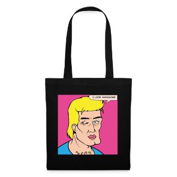 L’auto-louange du Pop Art dans le style de la bande dessinée - Sac en tissu - noir - Devant