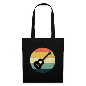 Guitariste acoustique Musicien Musicien Guitariste - Sac en tissu - noir - Devant