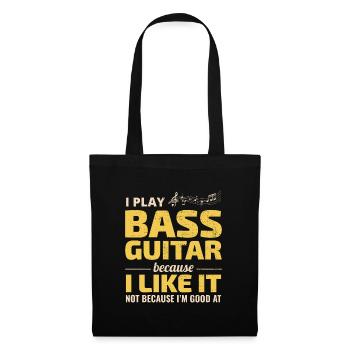 Bass Guitar Player Music Musician Bassist Funny - Tote Bag - black - Front
