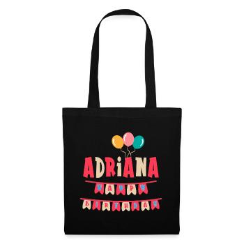 Adriana t-shirt joyeux anniversaire joyeux anniversaire - Sac en tissu - noir - Devant