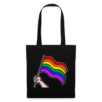 Lesbians Bisexual Lgbt Rainbow Flag Parade - Tote Bag - black - Front