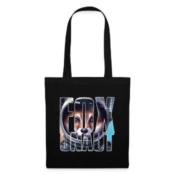 Foxonaut - Funny fox fox saying - Tote Bag - black - Front