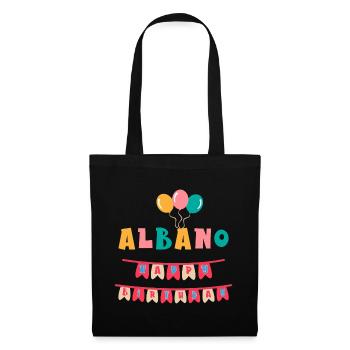 T-shirt Albano joyeux anniversaire joyeux anniversaire - Sac en tissu - noir - Devant