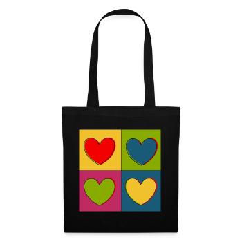 Cadeau pour la fête des mères : Idée de cadeau pour la fête des mères - Sac en tissu - noir - Devant