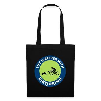 Bikejoring DogScooting Dog Sport Bike Bicycle Ride - Sac en tissu - noir - Devant