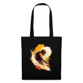 Mountain adventurers: skiers, action and adrenaline! - Tote Bag - black - Front