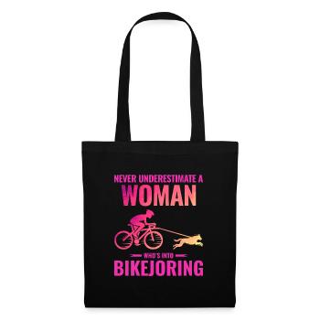 Bikejoring DogScooting Dog Sport Bike Bicycle Ride - Sac en tissu - noir - Devant