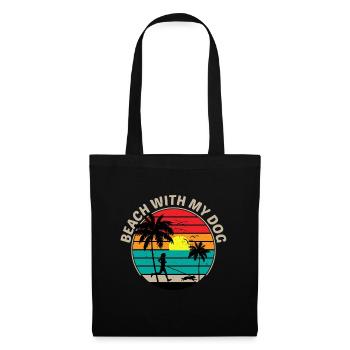 Beach Canicross Trail Running Dog Sport Outdoor - Tote Bag - black - Front