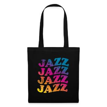 Jazz Retro - Stoffbeutel - Schwarz - Vorne