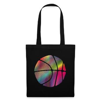 Basketball silhouette - Stoffbeutel - Schwarz - Vorne