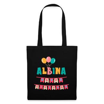 T-shirt Albina joyeux anniversaire joyeux anniversaire - Sac en tissu - noir - Devant
