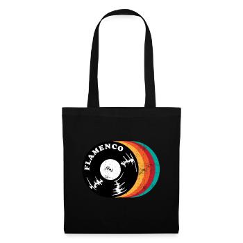 Flamenco - Sac en tissu - noir - Devant