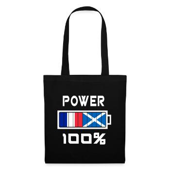 L'Écosse et la France sont au pouvoir à 100 % - Sac en tissu - noir - Devant
