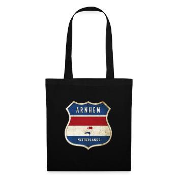 Arnhem Netherlands coat of arms design - Tote Bag - black - Front