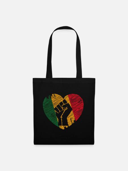 Black History Month - Stoffbeutel - Schwarz