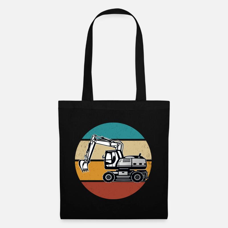 Bagger - Stoffbeutel - Schwarz