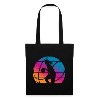 Basketball Girl Woman - Tote Bag - black - Front