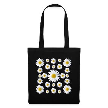 daisies flower daisy flower floral - Tote Bag - black - Front