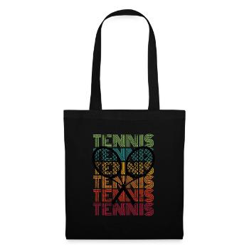 Tennis Vintage - Tote Bag - black - Front