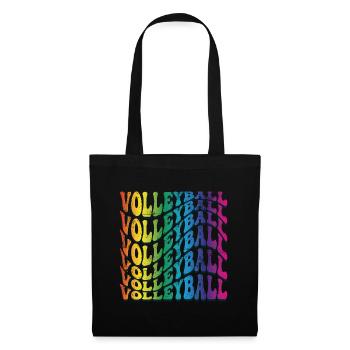 Volleyball Retro - Tote Bag - black - Front