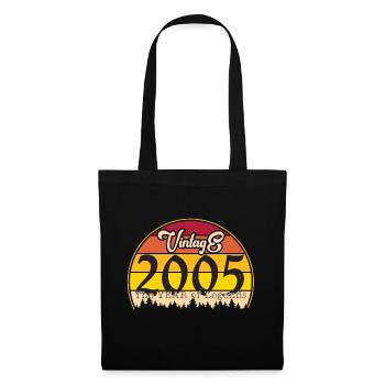 Millésime 2005 - Sac en tissu - noir - Devant
