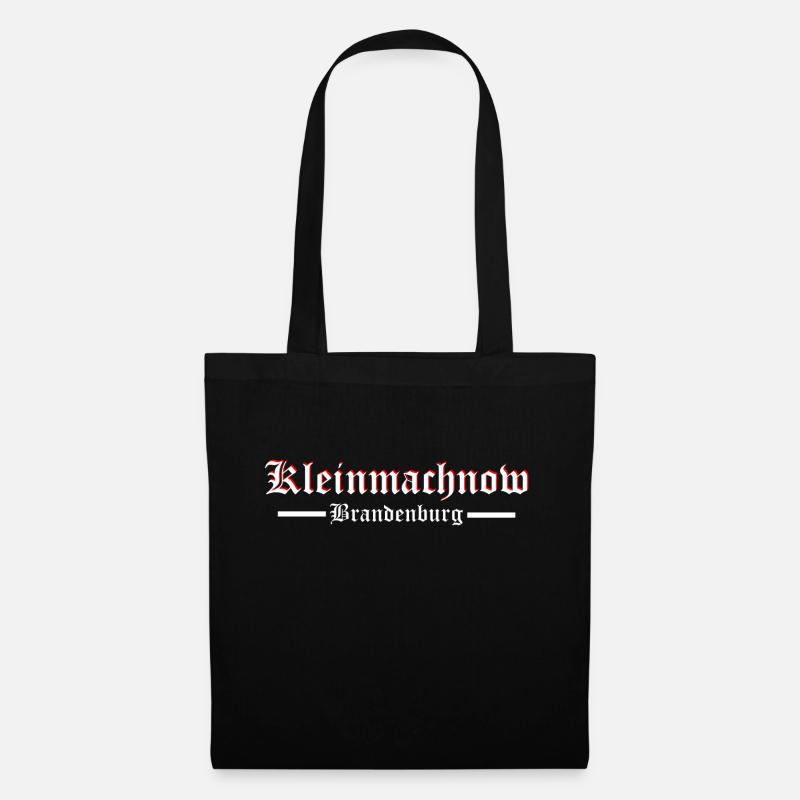 Kleinmachnow altdeutsch - Stoffbeutel - Schwarz