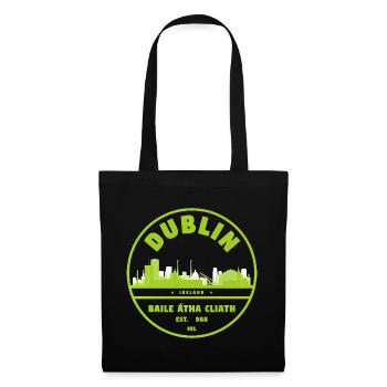 Dublin Skyline Stamp - Tote Bag - black - Front