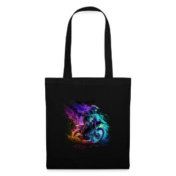 Des pilotes de motocross badass dans des couleurs cool - Sac en tissu - noir - Devant