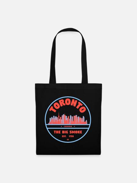 Toronto Skyline Emblem Big Smoke - Stoffbeutel - Schwarz