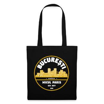 Micul Paris Bucharest Badge - Tote Bag - black - Front