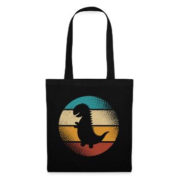 T-Rex - Sac en tissu - noir - Devant