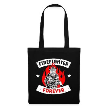 Professional Fire Brigade Firefighter Statement - Tote Bag - black - Front