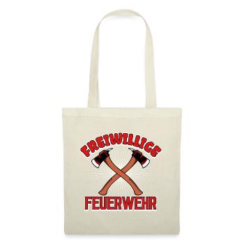 Feuerwehr Brandschutz Statement Berufsfeuerwehr - Stoffbeutel - Natur - Vorne