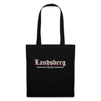 Landsberg - Stoffbeutel - Schwarz - Vorne