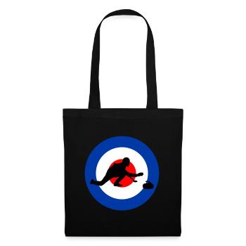 Curling Balai Sport de glace d’hiver Curler Drôle - Sac en tissu - noir - Devant