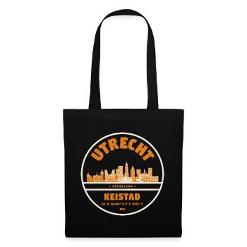 Utrecht Keistad Skyline Roundel - Tote Bag - black - Front