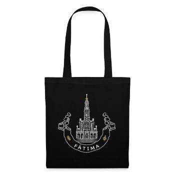 Fátima, Portugal, Sanctuaire, Basilique mineure - Sac en tissu - noir - Devant