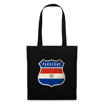 Paraguay coat of arms flag design - Tote Bag - black - Front