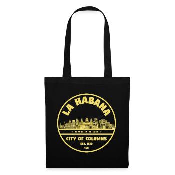 La Havane Ville des Piliers - Sac en tissu - noir - Devant