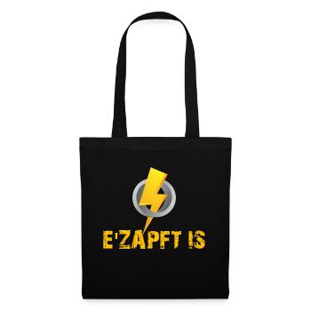 Electrifying lightning bolt design for clothing - Tote Bag - black - Front