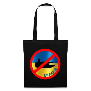 Ukraine Flag Paix - Sac en tissu - noir - Devant