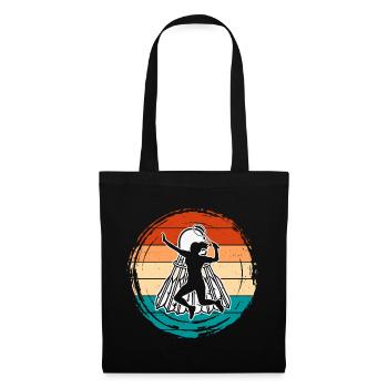 Badminton - Sac en tissu - noir - Devant