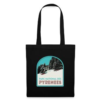 Pyrenees National Park under the snow - Tote Bag - black - Front