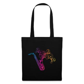 Saxophone Saxophonist Gift - Tote Bag - black - Front