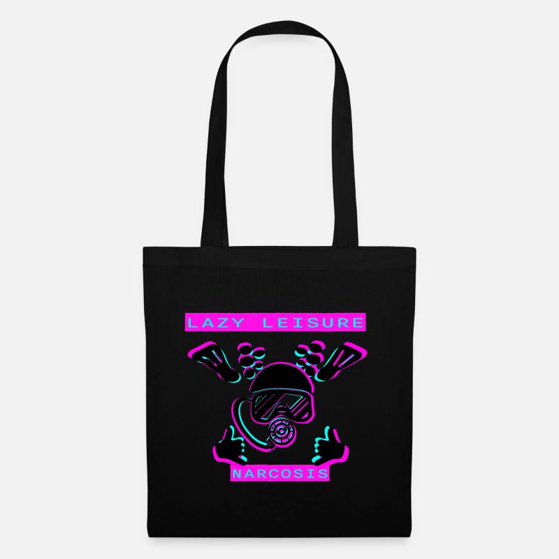 Lazy Leisure Narcosis Diver - Stoffbeutel - Schwarz