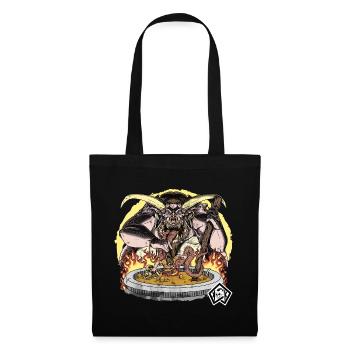 Cuisinier, cuisinier, chef, pot à soupe, l’enfer - Sac en tissu - noir - Devant