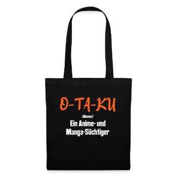 Manga Statement Japan Popkultur Otaku Anime - Stoffbeutel - Schwarz - Vorne